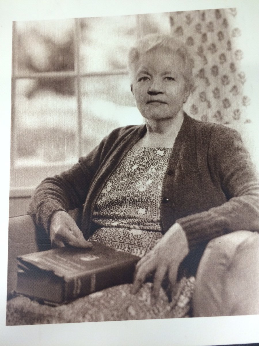 Rose Wilder Lane in Danbury. Photo from William Holtz papers at Hoover Library