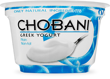 Plain Chobani yogurt. Image via wendyweekendgourmet.com